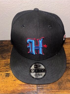 Houston Texans Hat New Era Adjustable Cap Snapback NFL Football Lightly Worn